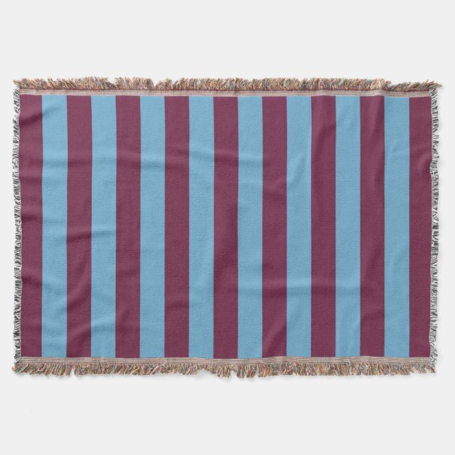 Aston Villa Stripes Decke (Vorderseite)