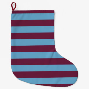 Aston Villa stripes football club colors premier l Großer Weihnachtsstrumpf