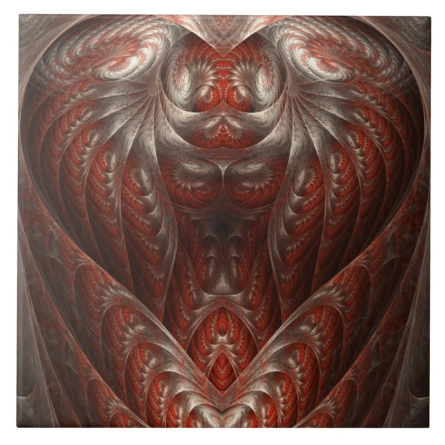 Astonish Me Abstrakt Heart Design Keramik Tile Fliese (Vorderseite)