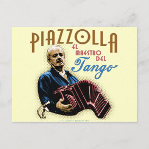 Astor Piazzolla Postkarte