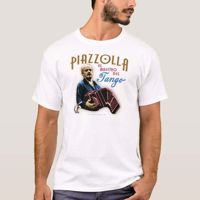 Astor Piazzolla T-Shirt (Vorderseite)