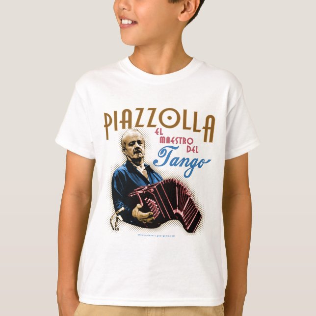 Astor Piazzolla T-Shirt (Vorderseite)