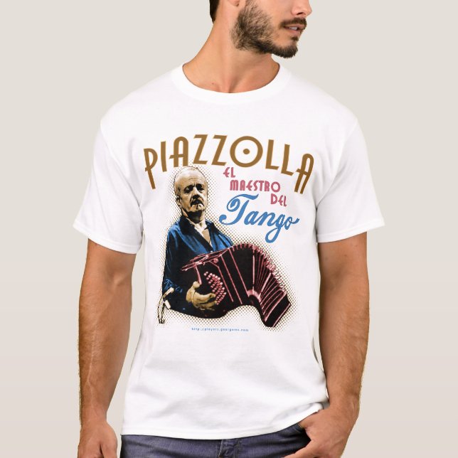 Astor Piazzolla T-Shirt (Vorderseite)
