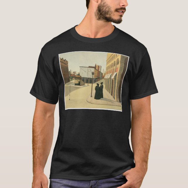 Astor Platz, New York circa 1932 T-Shirt (Vorderseite)