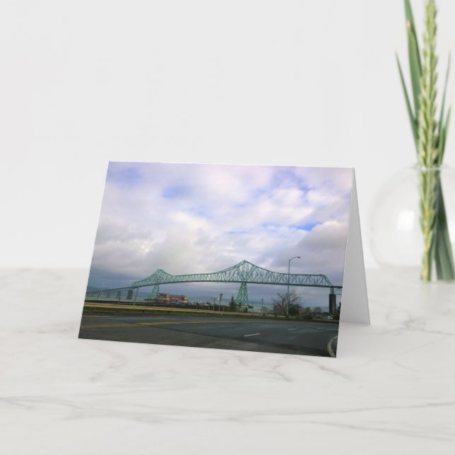 Astoria-Megler-Brücke, Astoria, Oregon Karte (Vorderseite)