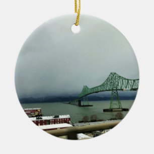 Astoria-Megler-Brücke, Astoria, Oregon Keramik Ornament