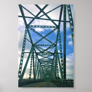 Astoria-Megler-Brücke, Astoria, Oregon Poster