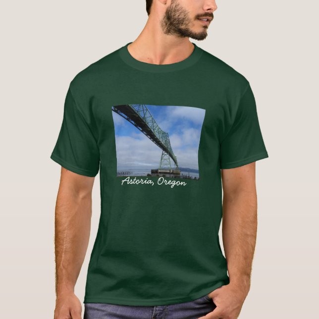 Astoria-Megler Brücke, Oregon T-Shirt (Vorderseite)