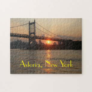 Astoria, NY Jigsaw Puzzle mit RFK Bridge