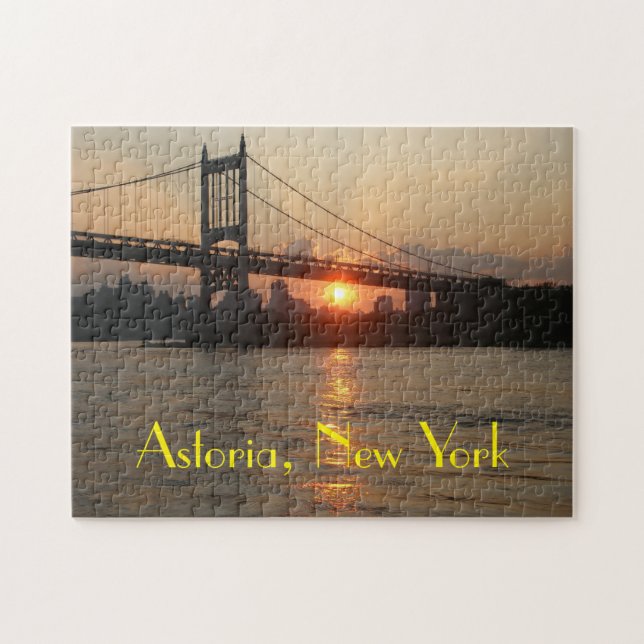 Astoria, NY Jigsaw Puzzle mit RFK Bridge (Horizontal)