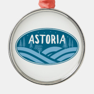 Astoria Oregon Außenbereich Ornament Aus Metall