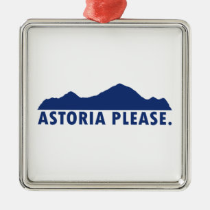 Astoria Oregon Bitte Ornament Aus Metall