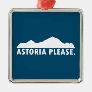Astoria Oregon Bitte Ornament Aus Metall