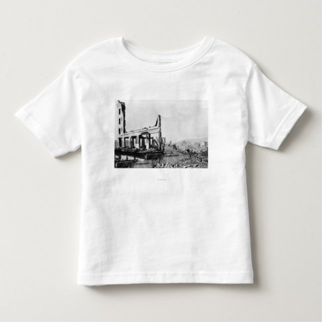 Astoria, Oregon Feuer-Ansicht von Weinard Hotel Kleinkind T-shirt (Vorderseite)