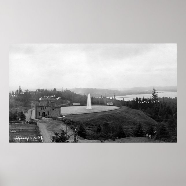 Astoria, Oregon, Fort Astoria und Fort Astoria Poster (Vorne)
