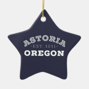 Astoria Oregon Keramik Ornament