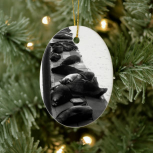 Astoria, Oregon Keramik Ornament