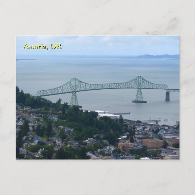 Astoria, Oregon Postkarte (Vorderseite)