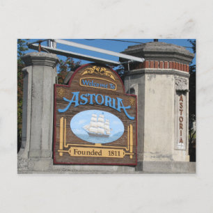 Astoria, Oregon Postkarte