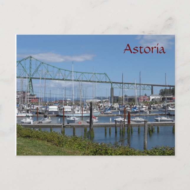 Astoria, Oregon Postkarte (Vorderseite)