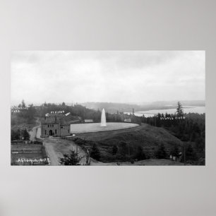 Astoria, Oregon Resevoir und Fort Astoria Poster