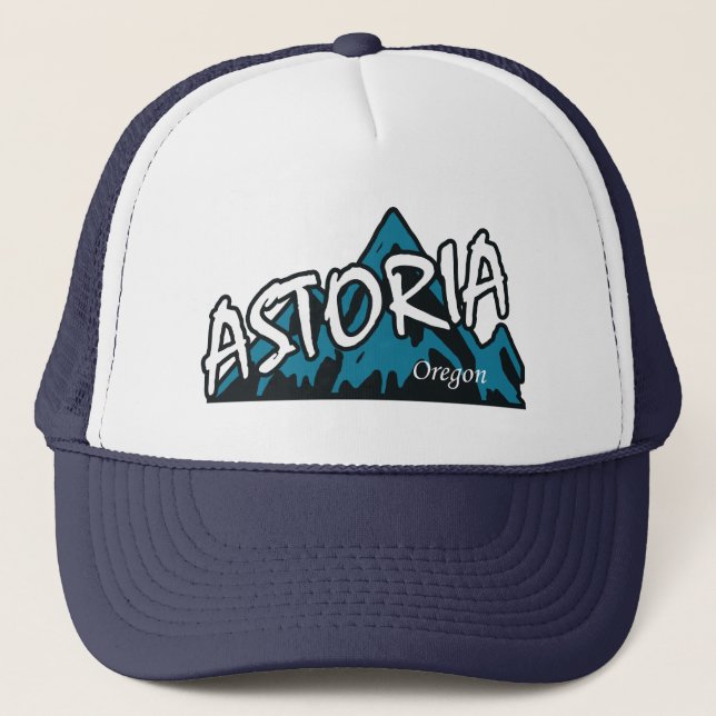 Astoria Oregon Truckerkappe (Vorderseite)