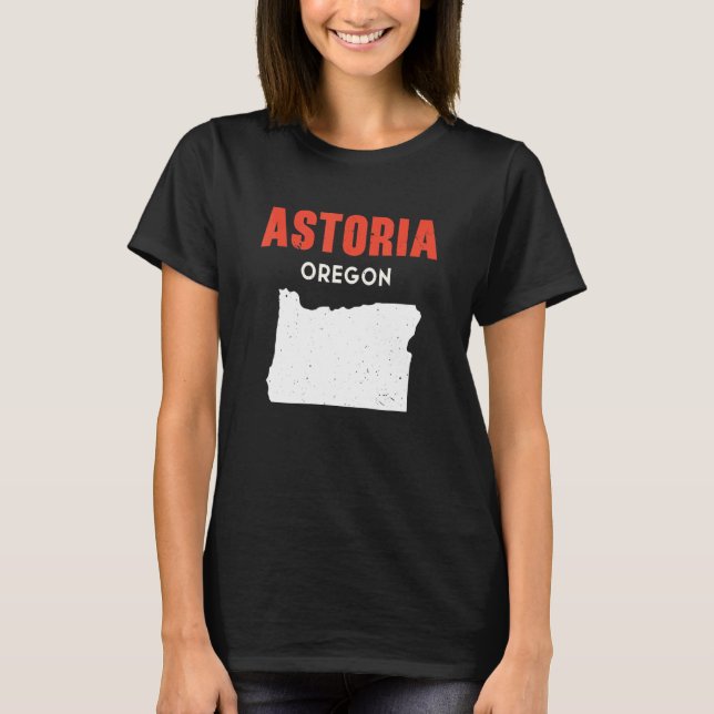 Astoria Oregon USA State America Travel Oregonian T-Shirt (Vorderseite)