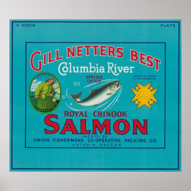 Astoria, OregonGill Netters BestAstoria, OR Poster (Vorne)