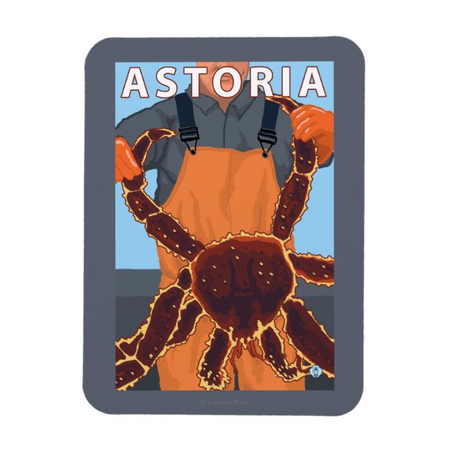 Astoria, OregonKing Crab Magnet (Vertikal)