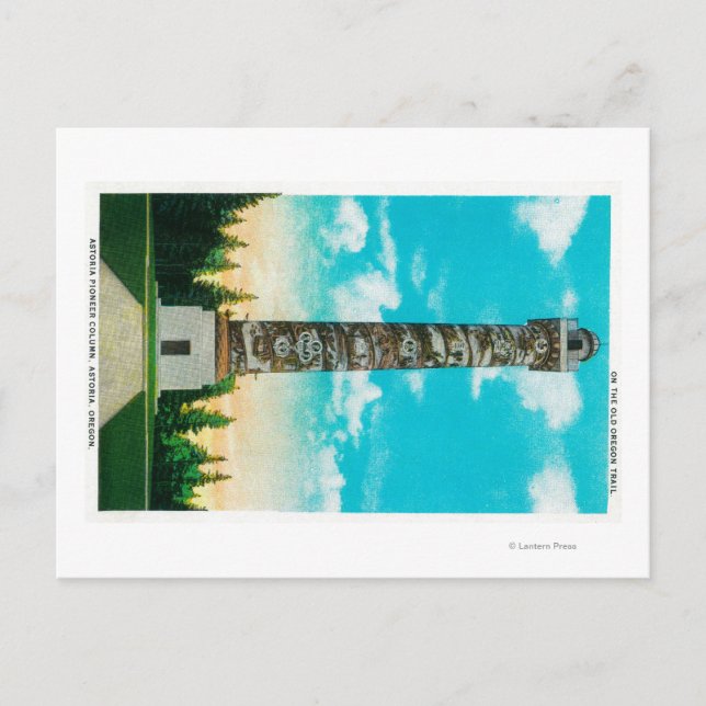Astoria Pioneer ColumnAstoria, OR Postkarte (Vorderseite)