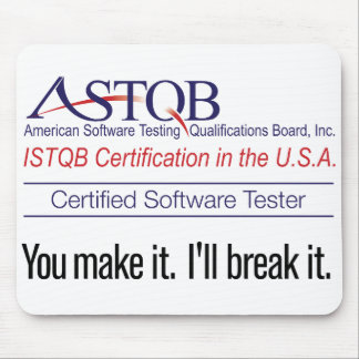 ASTQB machen Sie es Mousepad