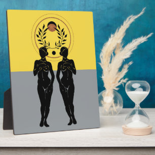 Astra Feminine Moderne Kunst Fotoplatte