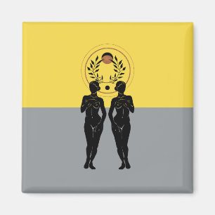 Astra Feminine Moderne Kunst Magnet