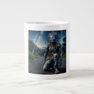 Astral Blue Jeans Warrior Jumbo-Tasse