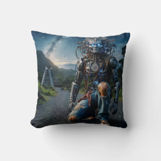 Astral Blue Jeans Warrior Kissen