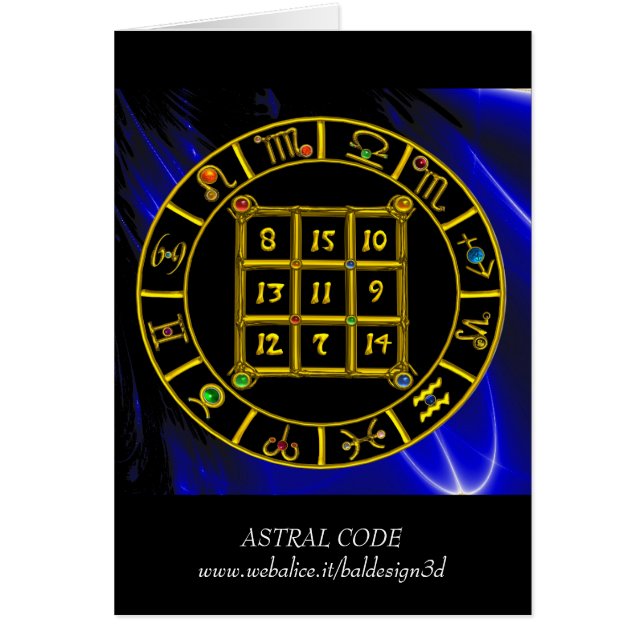 ASTRAL CODE,MAGIC SQUARE 33 Zodiac Astrology Chart (Vorne)