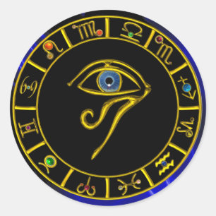 ASTRAL EYE RUNDER AUFKLEBER