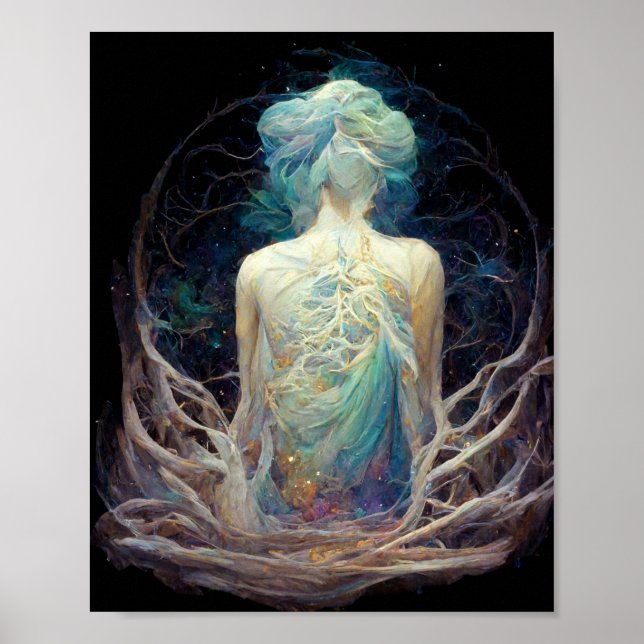 Astral Ganglia 3 Fantasy Science Fiction Art Poster (Vorne)