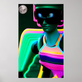 Astral Glider Poster