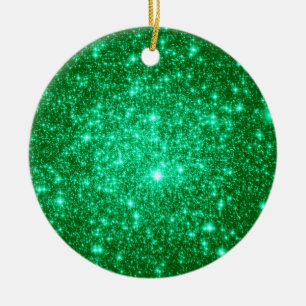 Astral Glitzer Grüne Weihnachtsschmuck