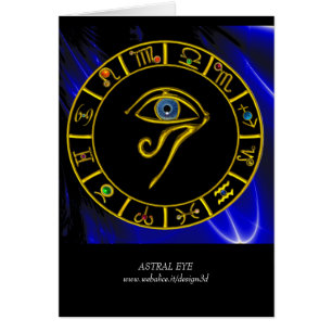 ASTRAL HORUS EYE, BLUE TALISMAN Astrologie Chart