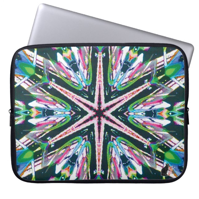 Astral Kaleidoscope Laptop Sleeve (Vorderseite)