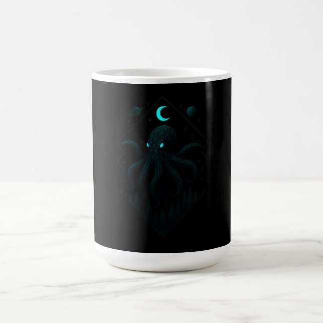 Astral Octopus - Kosmische Intelligenz Kaffeetasse (Mittel)