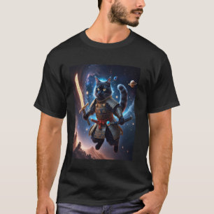 Astral-Samurai-Katzewächter der himmlischen Wellen T-Shirt