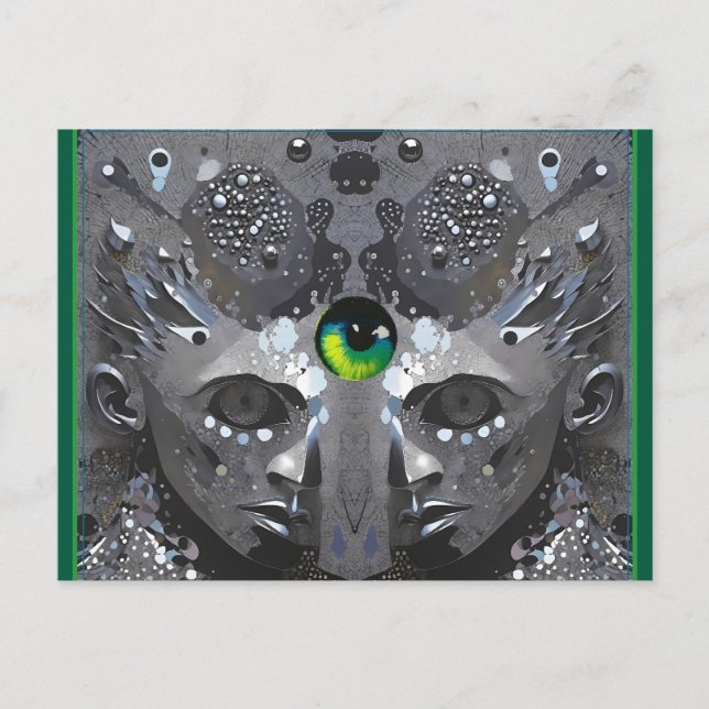 Astral Stonewalling - Ken Gage Art Postkarte (Vorderseite)