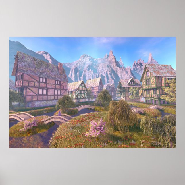 Astral Village Poster (Vorne)