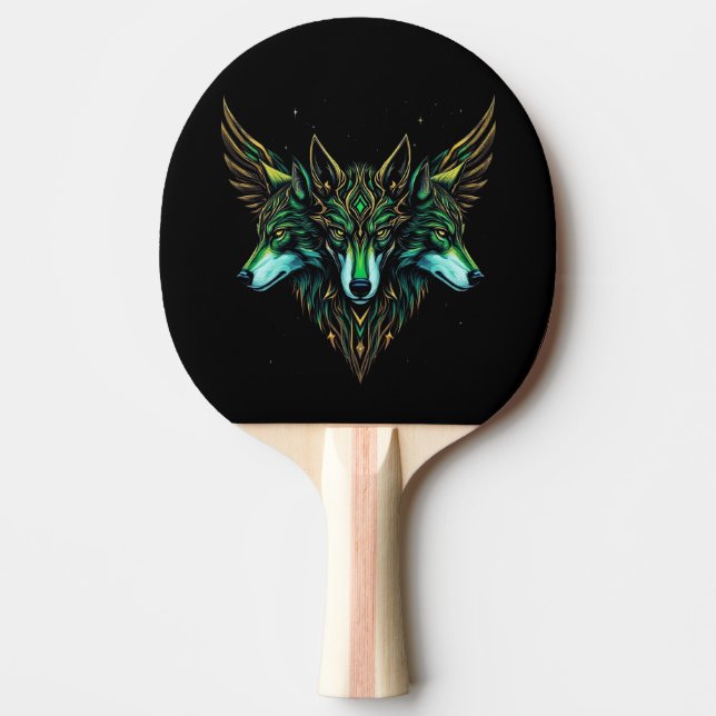 Astral Wolves Tischtennis Schläger (Vorderseite)