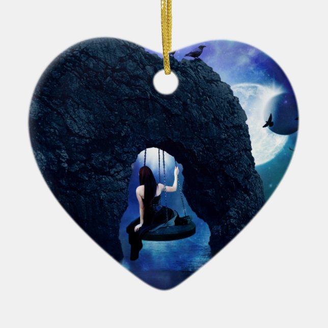 Astralansicht-Verzierung Keramikornament (Vorne)