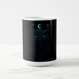 Astrale Eule - Kosmische Nachtweisheit Kaffeetasse