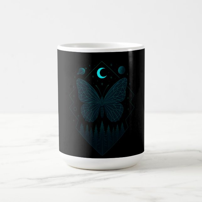 Astraler Schmetterling - Kosmische Schönheit Kaffeetasse (Mittel)